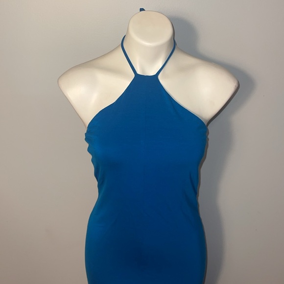 Reformation ladies turquoise Stetson Knit Dress. Medium. - Picture 3 of 9